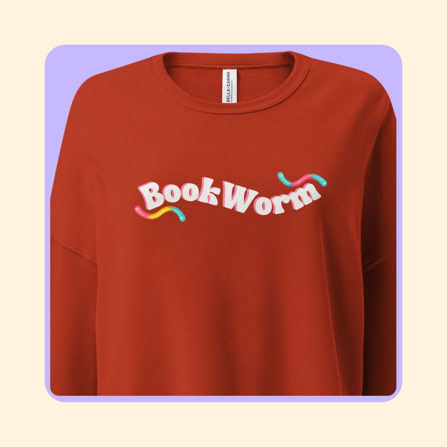 BookWorm Cropped Pullover