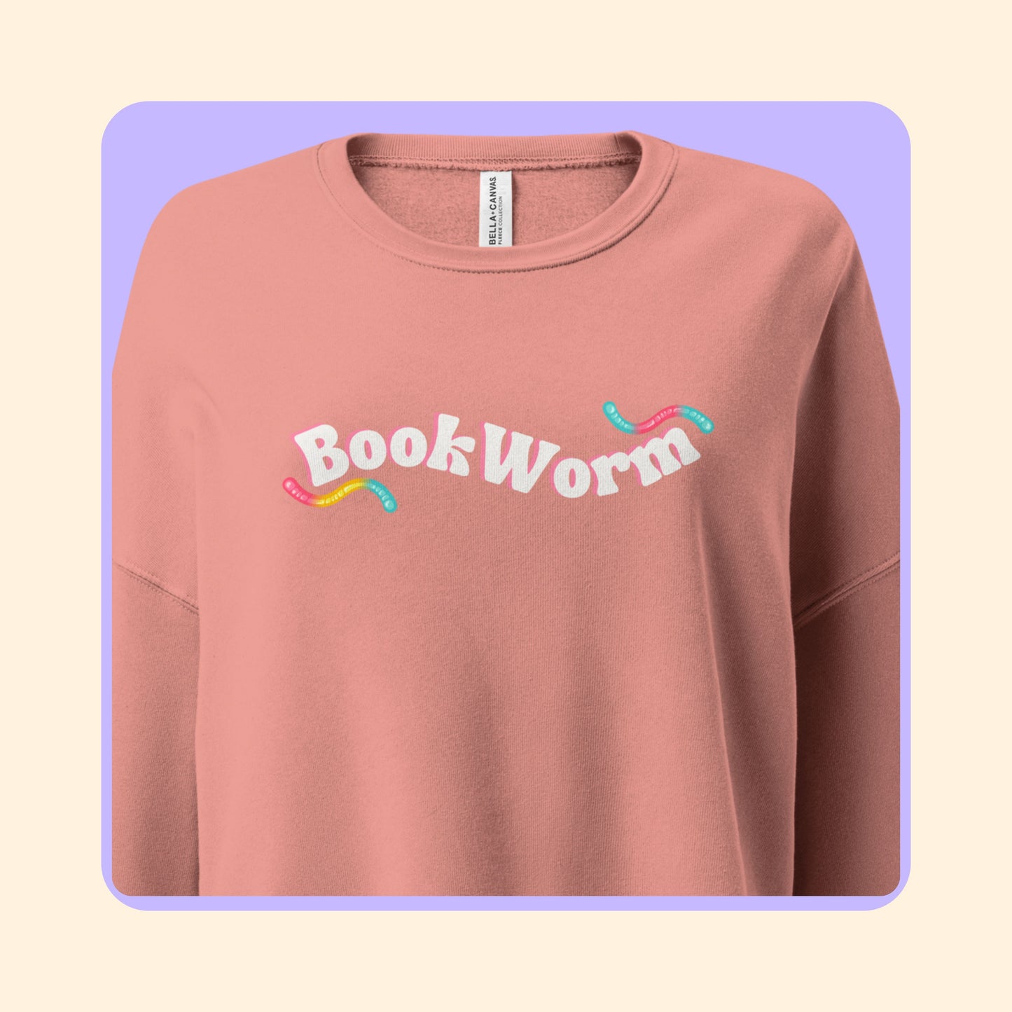 BookWorm Cropped Pullover