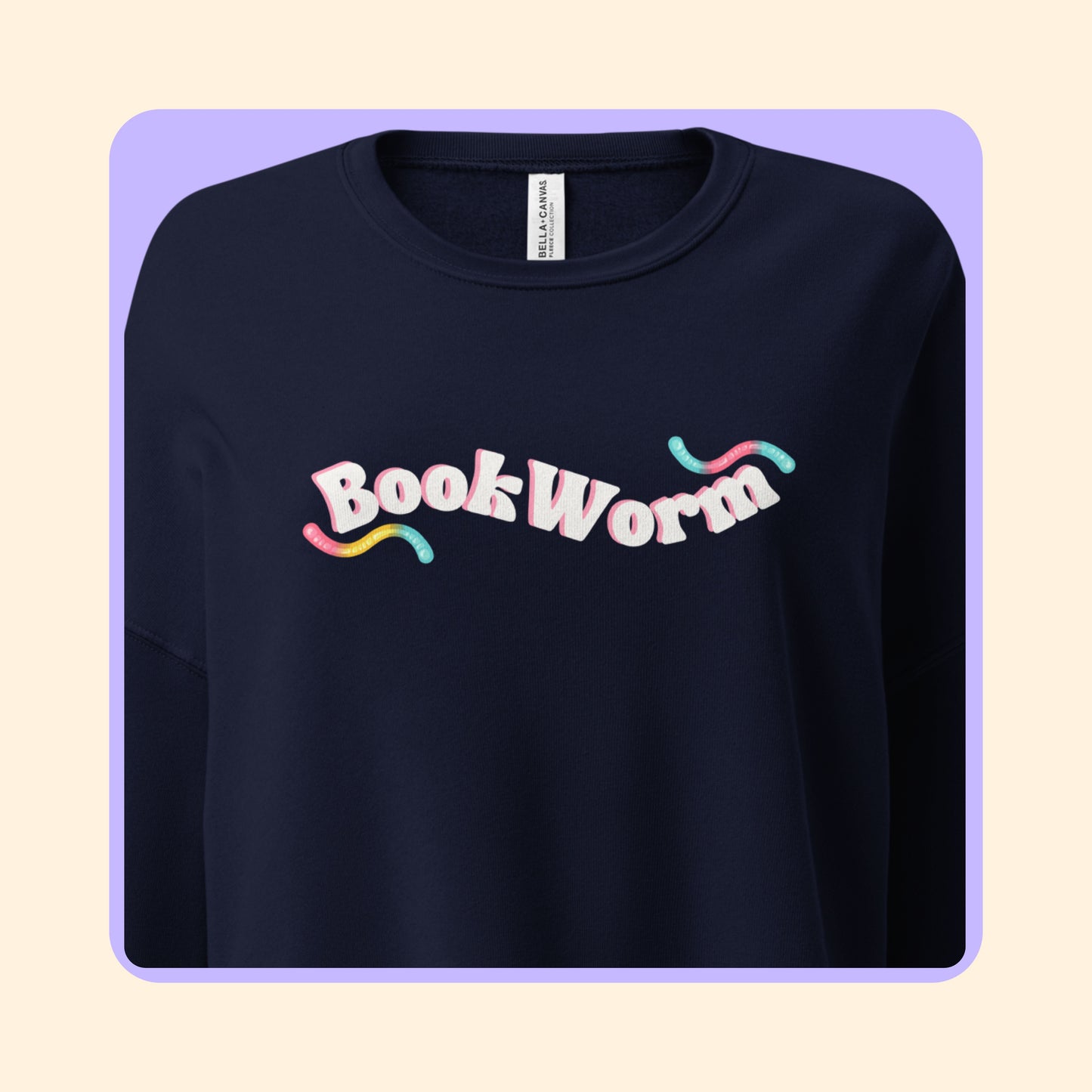 BookWorm Cropped Pullover