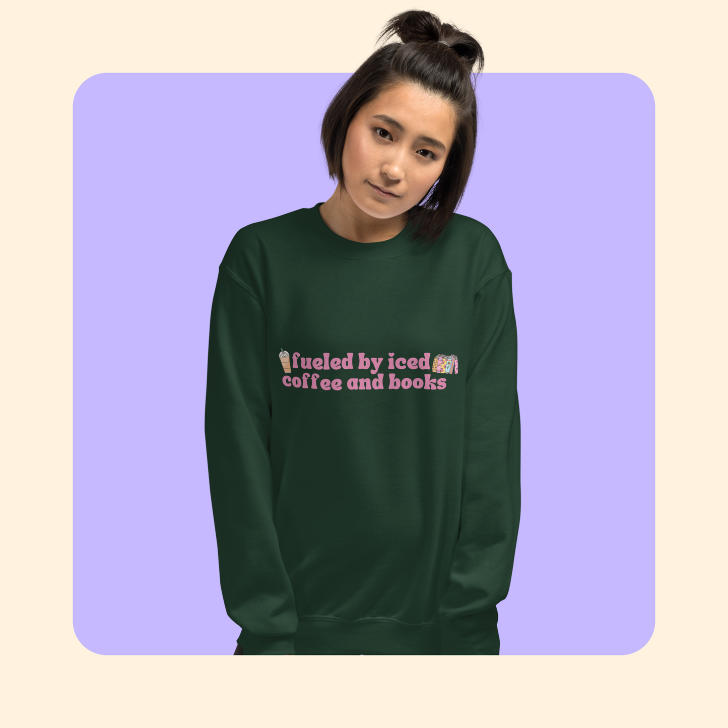 Fueled by Iced Coffee and Books Pullover