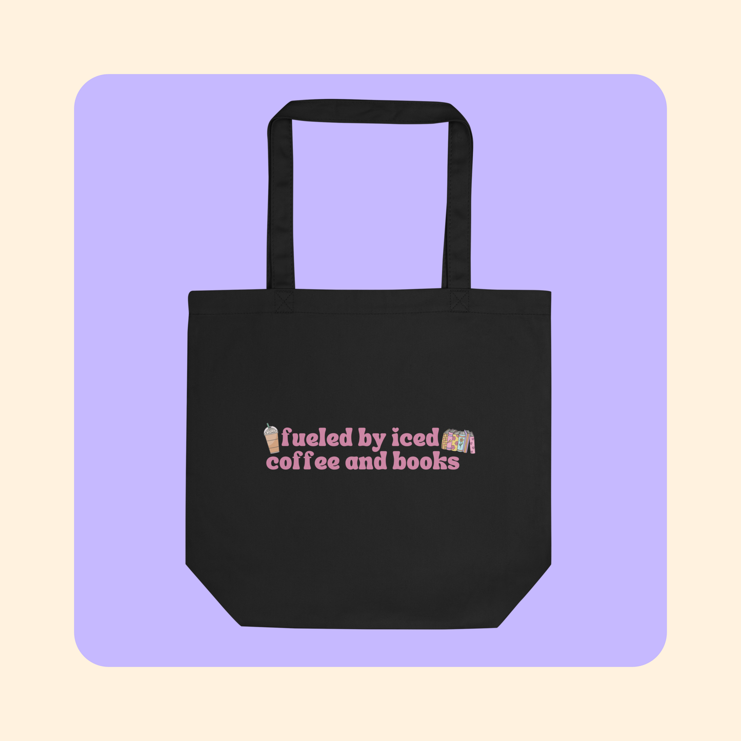 Iced Coffee and Books Tote Bag