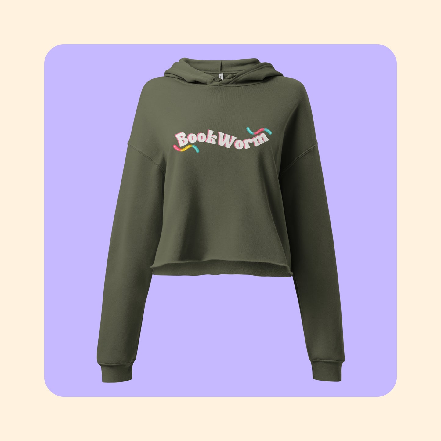 BookWorm Crop Hoodie