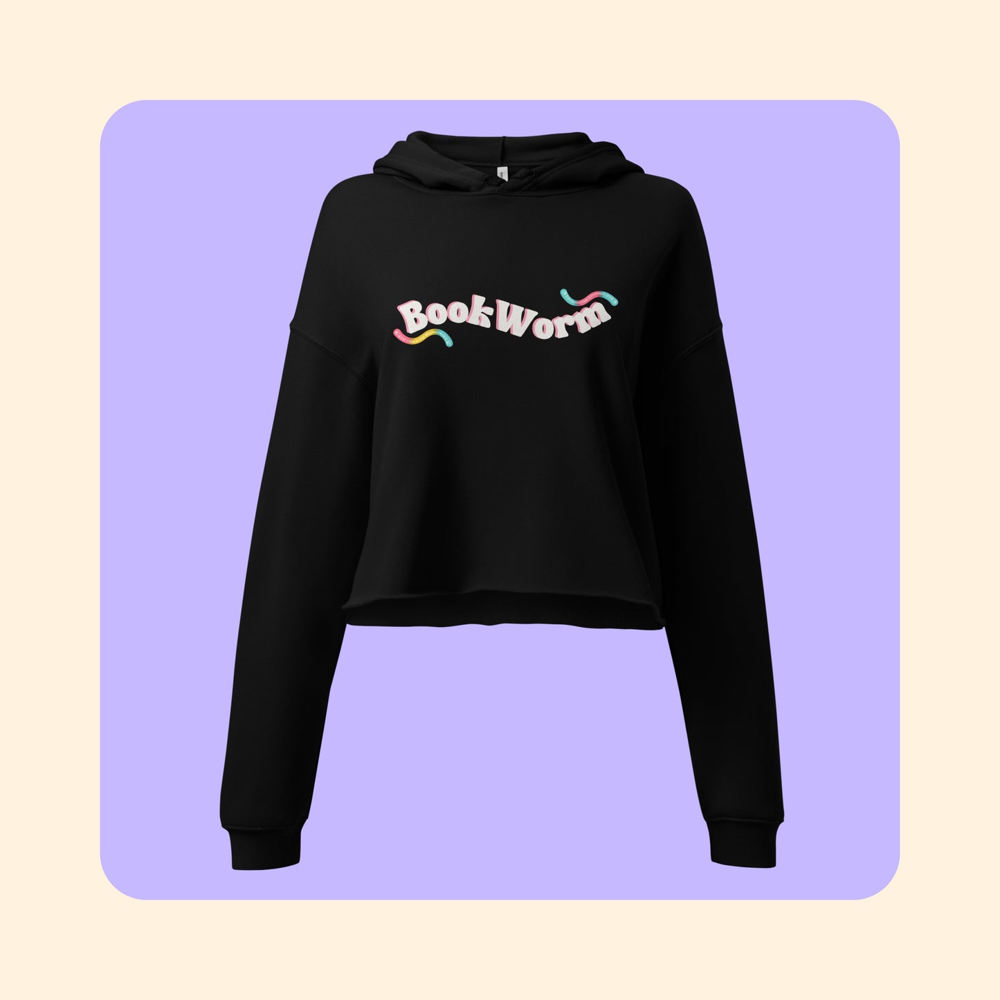 BookWorm Crop Hoodie